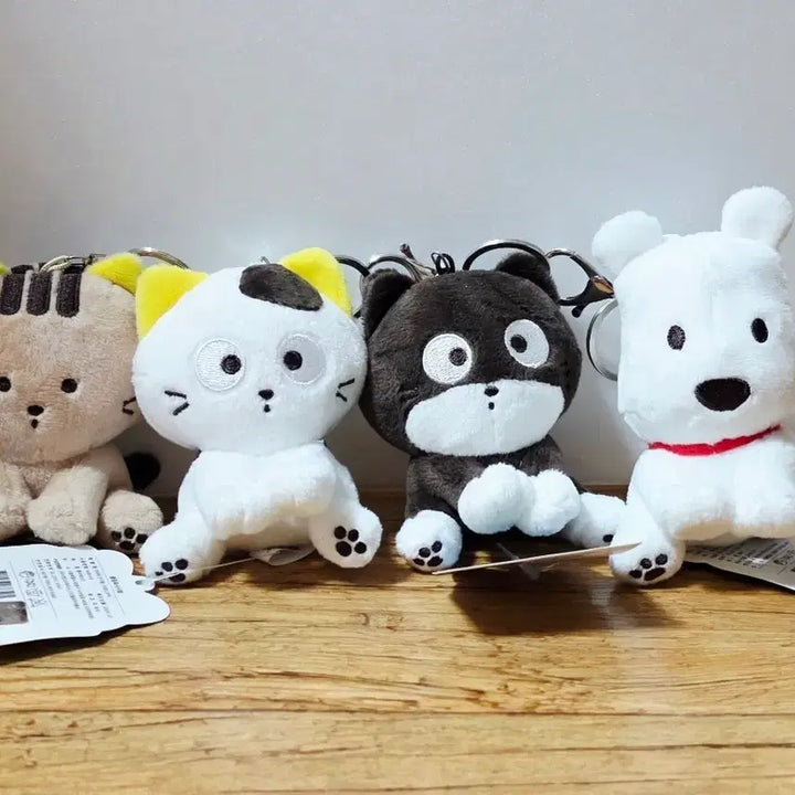 [BUNJANG] Tama and Friends Keychain Set (4 Types) / (세트)타마와 친구들 키링 4종 세트