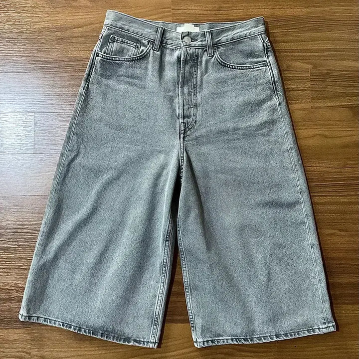 [BUNJANG] COS Bermuda Denim Shorts - Grey, Size 25 / COS 버뮤다 쇼츠 반바지 니 랭스 데님 팬츠 그레이 25