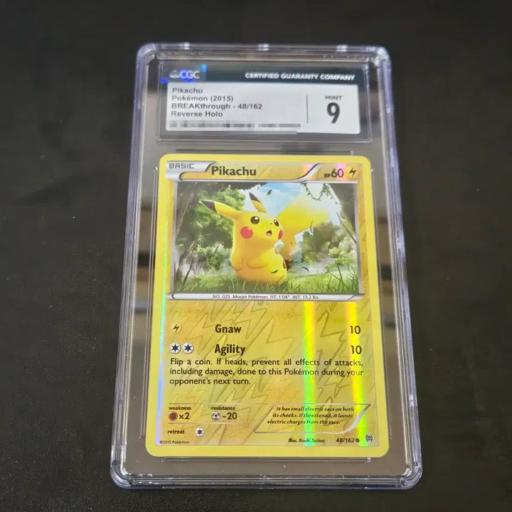 [BUNJANG] Pokemon Card 2015 Japan RAICHU BRAEK EVO Pikachu Holo CGC 9 / 포켓몬카드 2015 일본 RAICHU BRAEK EVO  피카츄 홀로