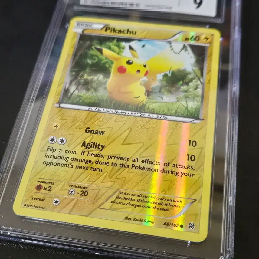 [BUNJANG] Pokemon Card 2015 Japan RAICHU BRAEK EVO Pikachu Holo CGC 9 / 포켓몬카드 2015 일본 RAICHU BRAEK EVO  피카츄 홀로