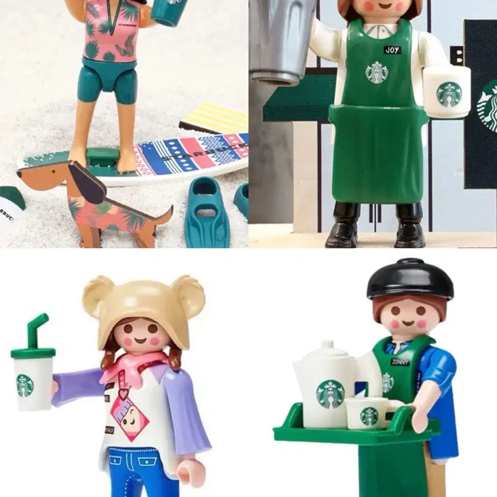 [BUNJANG] Starbucks Playmobil Season 1 &amp; 2 (Sealed) / (새상품) 스벅 플레이모빌 시즌1,2 그레이스,조이,니나,지니