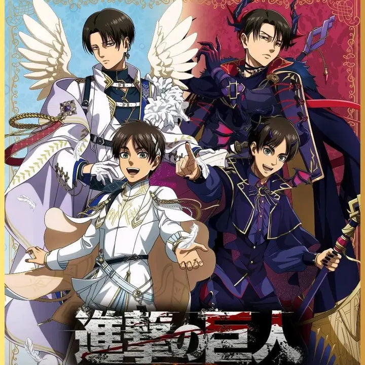[BUNJANG] Attack on Titan Angel &amp; Devil Acrylic Standee - Levi &amp; Eren / [3자리/공구]진격의거인 천사악마 아크릴 리바이 에렌