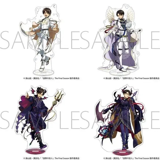 [BUNJANG] Attack on Titan Angel &amp; Devil Acrylic Standee - Levi &amp; Eren / [3자리/공구]진격의거인 천사악마 아크릴 리바이 에렌