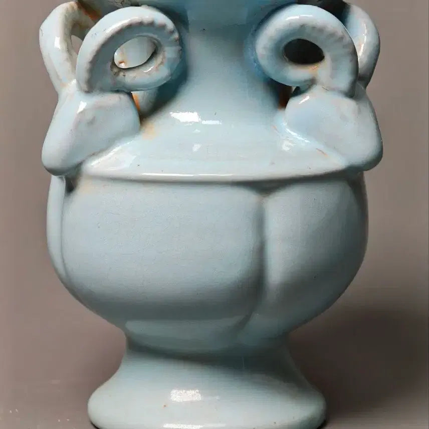 [BUNJANG] Silla Dynasty Celadon Vase / 송 여요 청자 삼양이병 중국도자기 골동품 고미술품 수집품