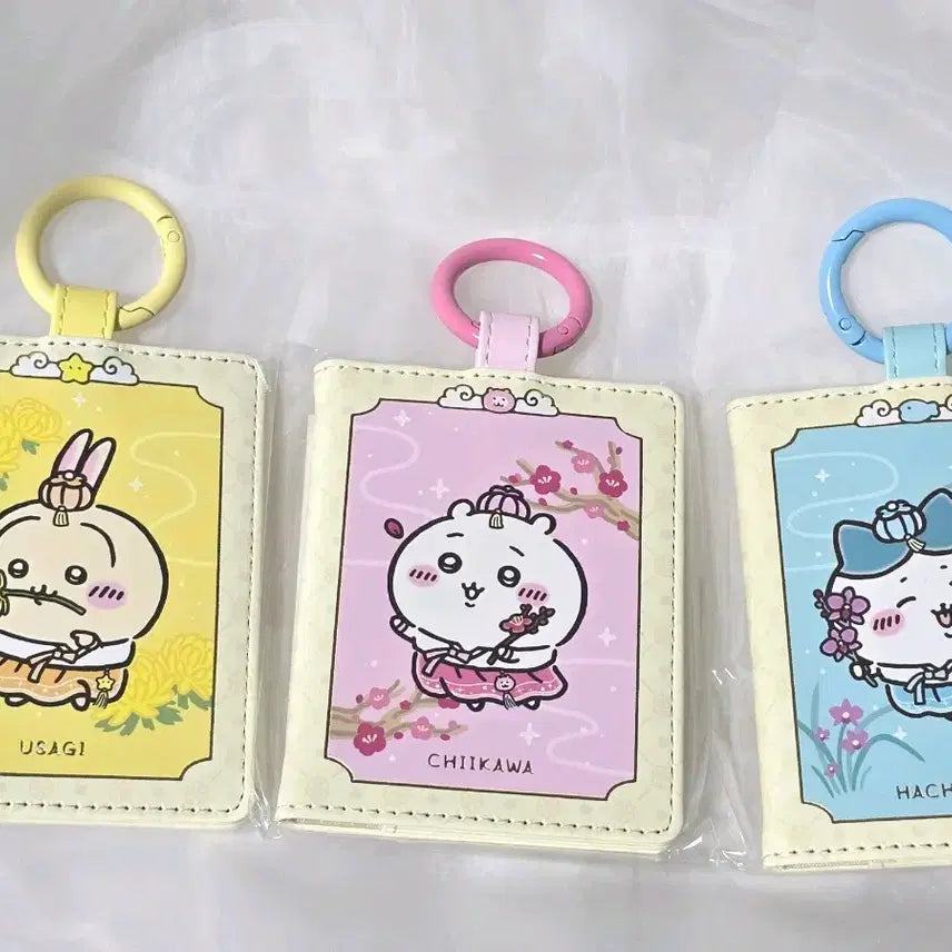 [BUNJANG] Chiikawa Usagi Hachware Hanbok Card Holder (3 Types, Sealed) / 용산 치이카와 한복 치이카와 우사기 하치와레 카드 지갑 3종 미개봉