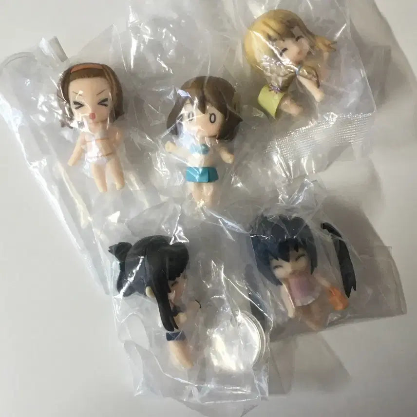 [BUNJANG] K-On! Swimsuit Nendoroid Petite Set (Yui, Mio, Azusa, Ritsu, Tsumugi) Bundle Set / 5종 일괄) 케이온 수영복 푸치넨도 유이 미오 아즈사 리츠 츠무기