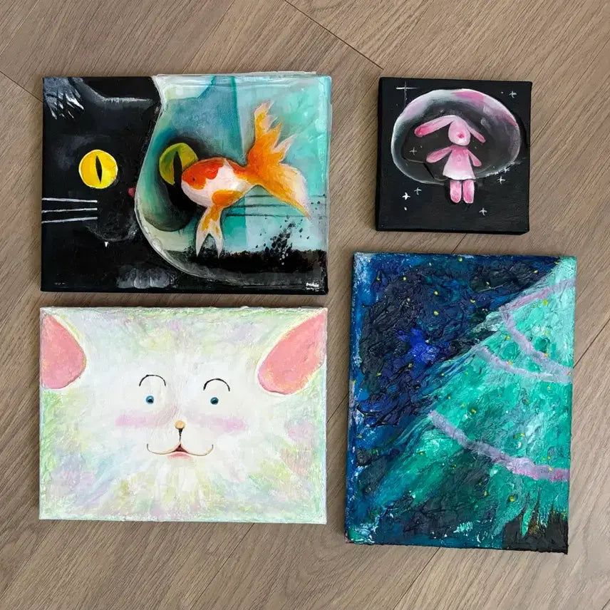 [BUNJANG] Handmade Painting / 수작업 그림 판매합니다.