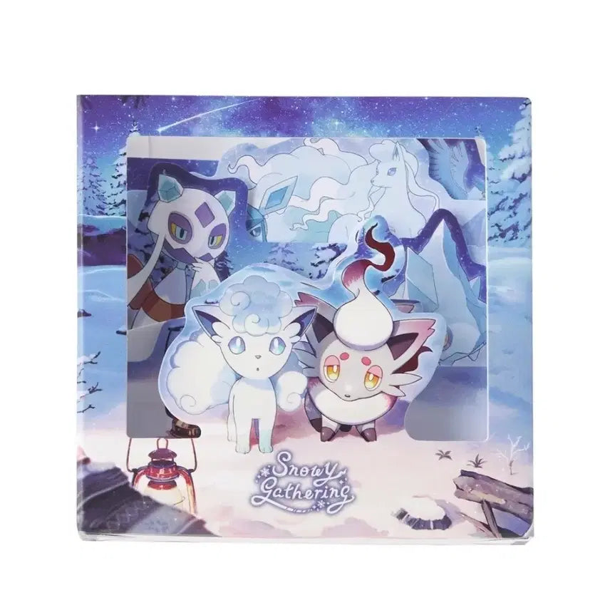 [BUNJANG] Pokemon Center Shaped Sticky Notes - Vulpix, Zorua, Glaceon, etc. (New) / 포켓몬센터 모양 점착메모 식스테일 조로아 글레이시아 눈여아 앱솔등 새상품