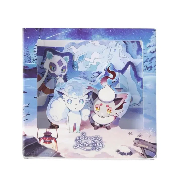 [BUNJANG] Pokemon Center Shaped Sticky Notes - Vulpix, Zorua, Glaceon, etc. (New) / 포켓몬센터 모양 점착메모 식스테일 조로아 글레이시아 눈여아 앱솔등 새상품