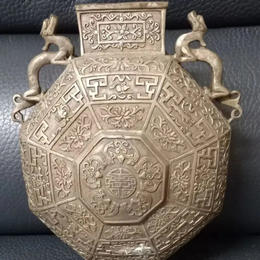 [BUNJANG] White Copper Flask / 백동편병