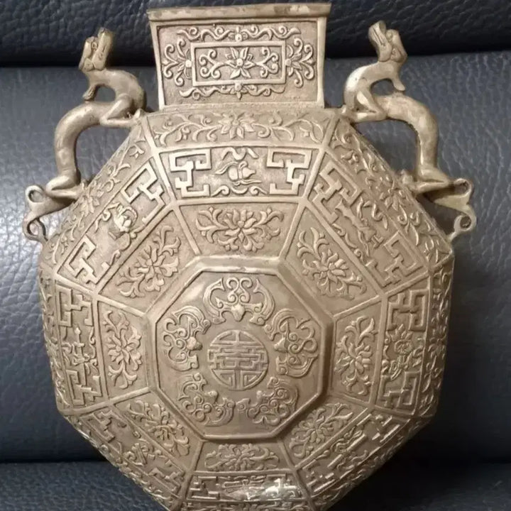 [BUNJANG] White Copper Flask / 백동편병