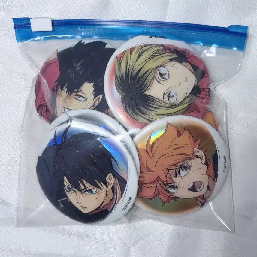 [BUNJANG] Haikyuu!! The Dumpster Battle Daiso Can Badge Full Set / 하이큐 쓰레기장의 결전 다이소 캔뱃지 풀세트