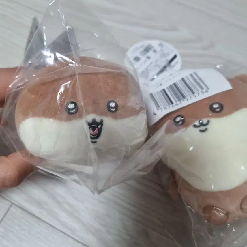 [BUNJANG] Chiikawa Mascot Otter Plush Set / 치이카와 마스코트 수달 인형 2개 일괄