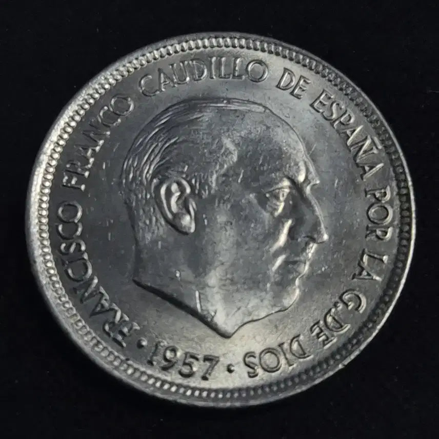 [BUNJANG] 1957 Spain 5 Peseta Coin / 1957년 스페인 5페세타 동전 [EP. 3386]