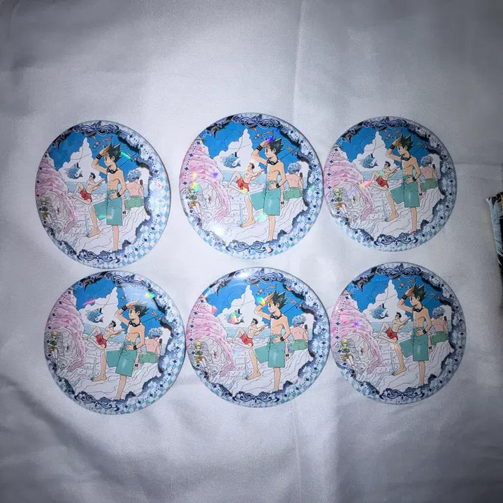 [BUNJANG] Hunter x Hunter Original Art Can Badge Collection - Gon, Killua, Kurapika (Hunter Exam Arc) / 헌터헌터 원화 캔뱃지 컬렉션 뱃지 헌터시험조 곤 키르아 크라피카
