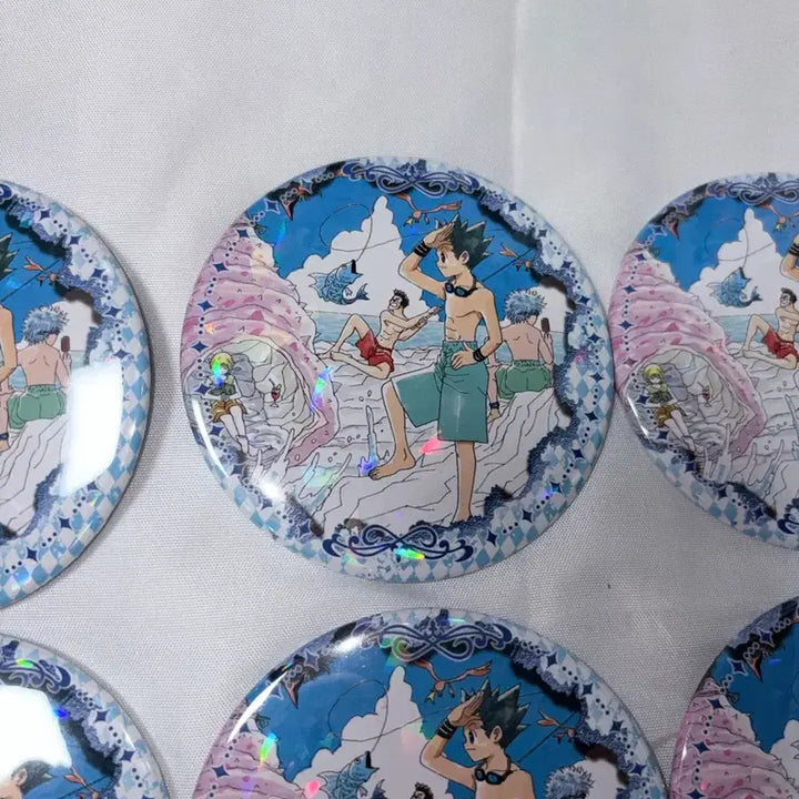[BUNJANG] Hunter x Hunter Original Art Can Badge Collection - Hunter Exam Arc Gon, Killua, Kurapika / 헌터헌터 원화 캔뱃지 컬렉션 뱃지 헌터시험조 곤 키르아 크라피카
