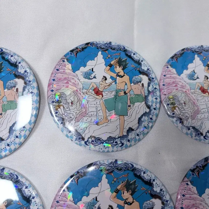 [BUNJANG] Hunter x Hunter Original Art Can Badge Collection - Gon, Killua, Kurapika (Hunter Exam Arc) / 헌터헌터 원화 캔뱃지 컬렉션 뱃지 헌터시험조 곤 키르아 크라피카