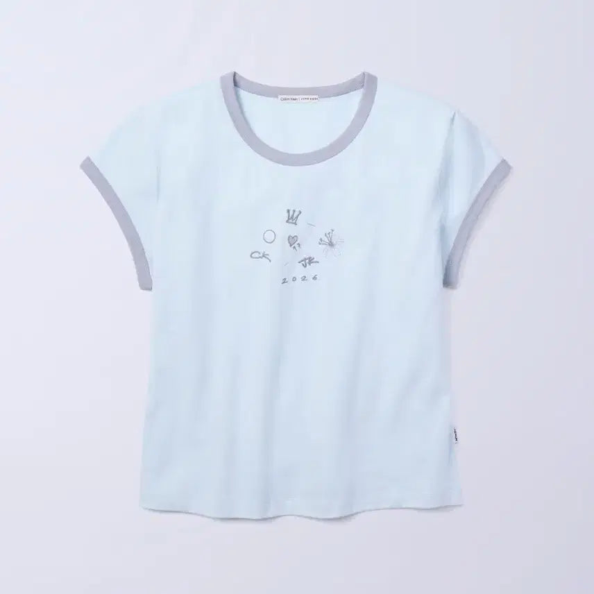 [SOLD OUT] [미개봉] 정국 캘빈클라인 링거 베이비 반팔 티셔츠 CKJK