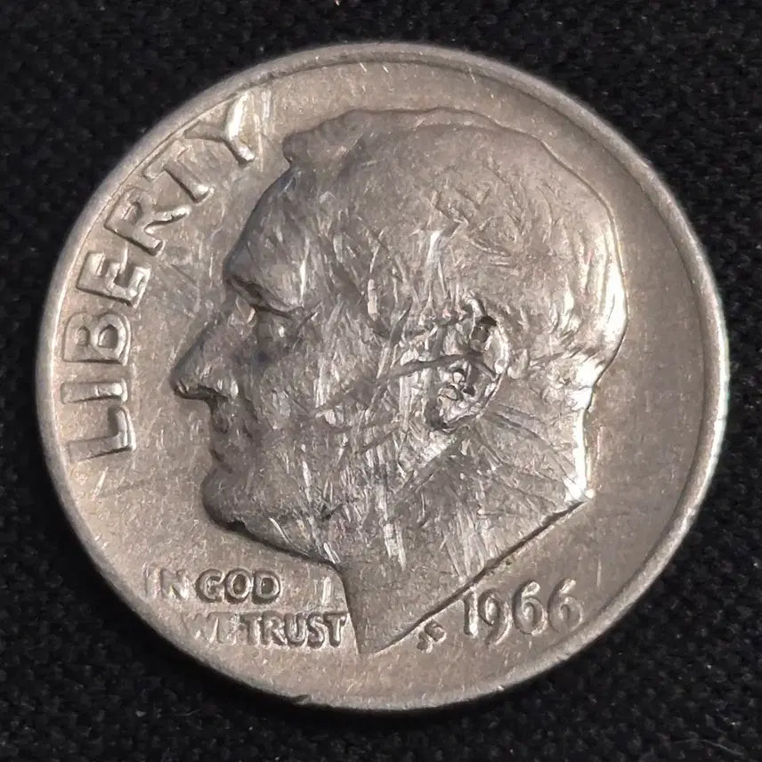 [BUNJANG] 1966 US Dime Coin / 1966년 미국 1다임 동전 [EP. 3394]