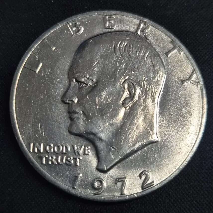 [BUNJANG] 1972 Eisenhower Dollar Coin - USA / 1972년 미국 아이젠하워 1달러 동전 [EP. 3396]