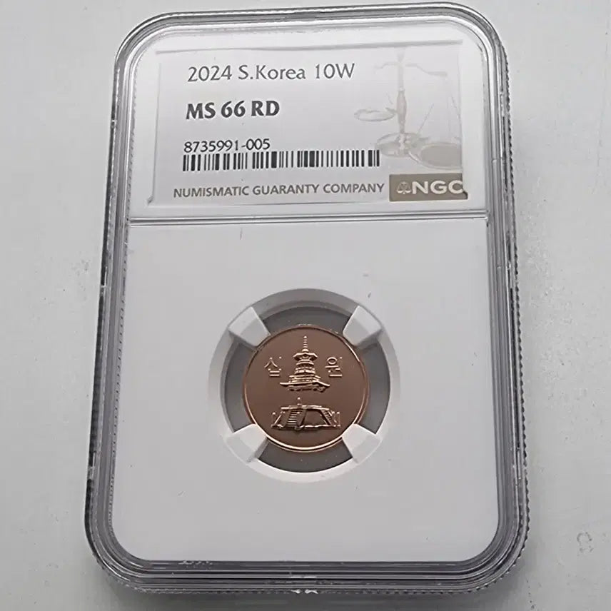 [BUNJANG] 2024 NGC MS66 10-Unit Coin / 2024년10주화 ngc ms66등급주화