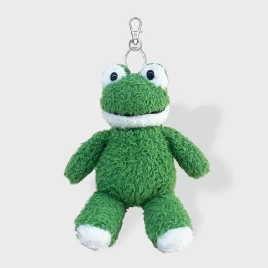 [BUNJANG] Tasted Frog Plush Keychain / 테이스티드 개구리 인형 키링