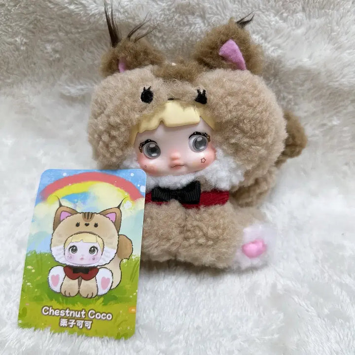 [BUNJANG] Nommi Squirrel Baby 3 Plush / 노미인형 nommi 동물원 다람쥐 베이비쓰리