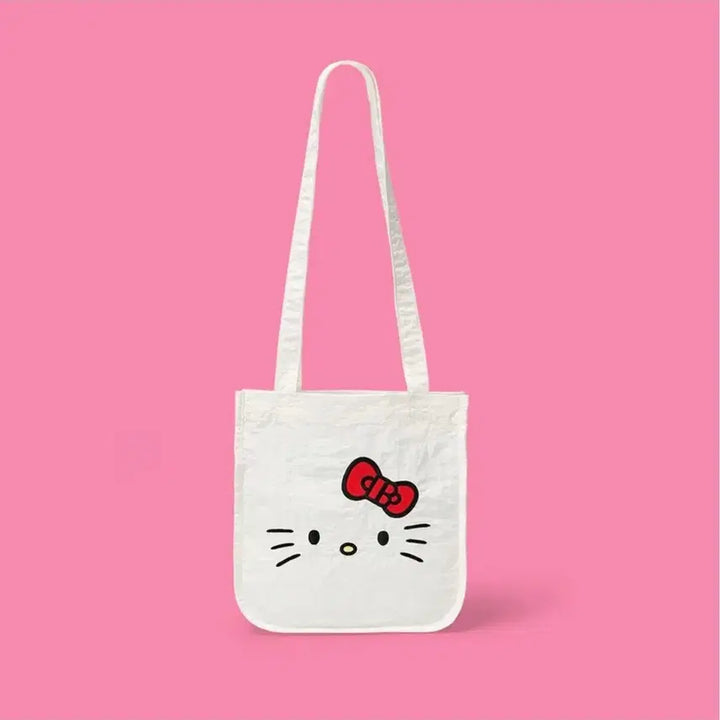 [BUNJANG] Brandon x Hello Kitty Nylon Face Eco Bag / (미개봉) 브랜든 헬로키티 나일론 페이스 에코백