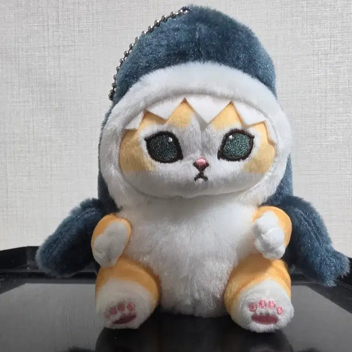 [BUNJANG] Mofusand Shark Cat Plush Keychain / 모프샌드 모후샌드 모푸산도 상어 고양이 인형 키링