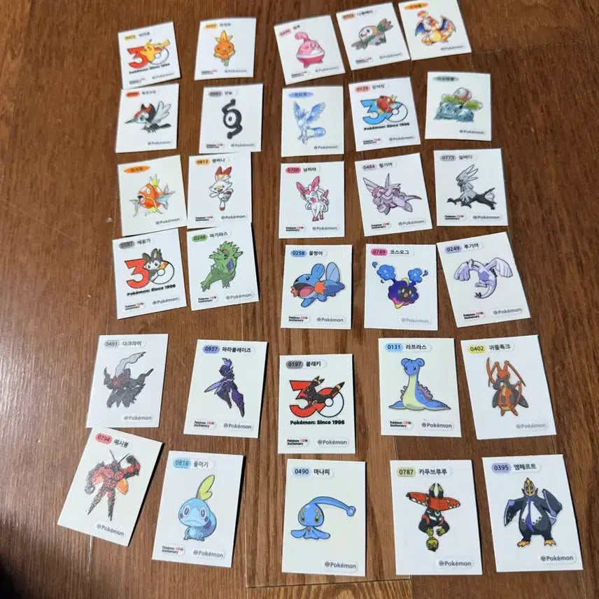 [BUNJANG] Pokemon Stickers (72 pcs) / 포켓몬스티커 72장 팔아요
