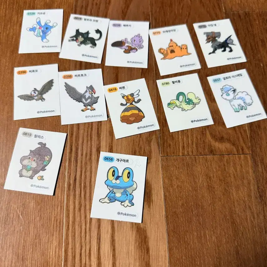 [BUNJANG] Pokemon Stickers (72 pcs) / 포켓몬스티커 72장 팔아요