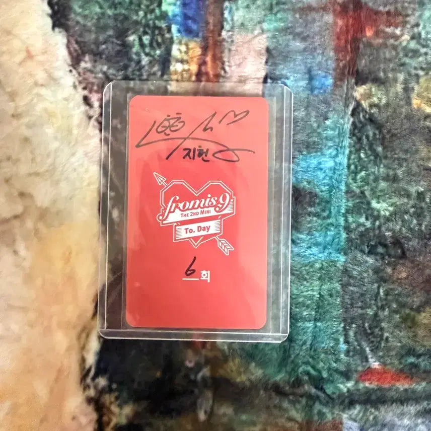 [BUNJANG] fromis_9 Baek Ji-heon Signed Photocard / 프로미스나인 백지헌 약속회 싸인포카