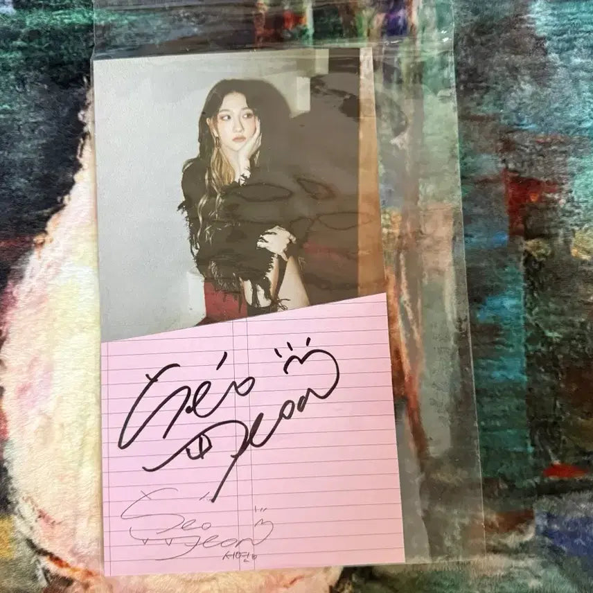 [BUNJANG] fromis_9 Lee Seoyeon Signed Photo / 프로미스나인 이서연 싸인사진