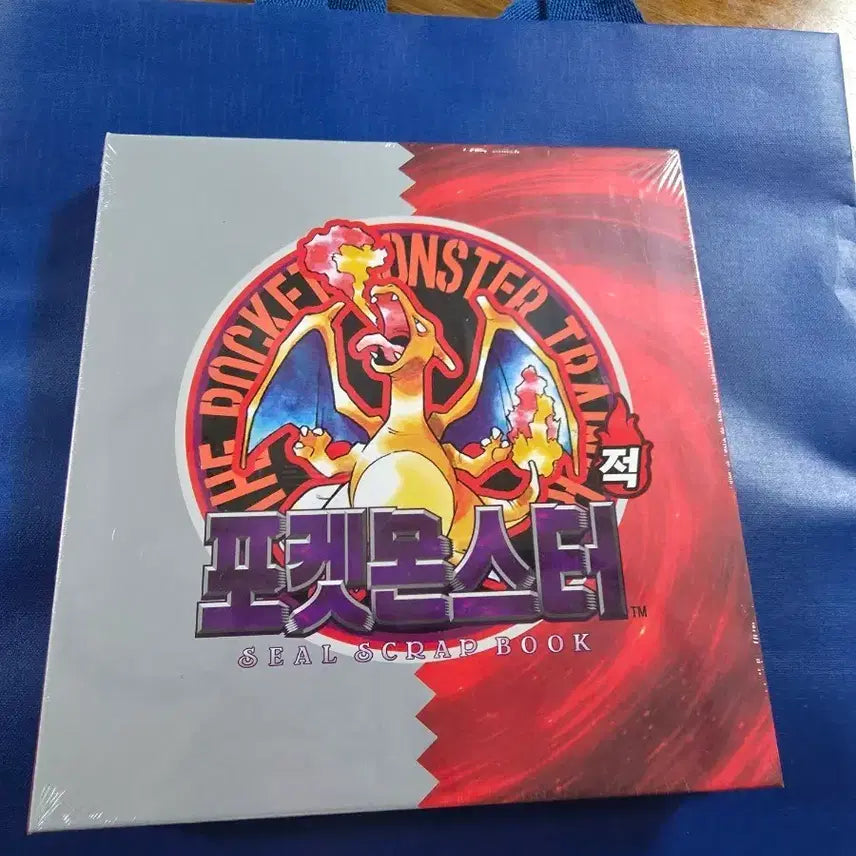 [BUNJANG] Pokemon Charizard Sticker Book + 30th Anniversary Artwork Sticker Set (All 100 Types) / 포켓몬스터 리자몽 띠부씰북+30주년 아트웍 띠부씰 전종 100종