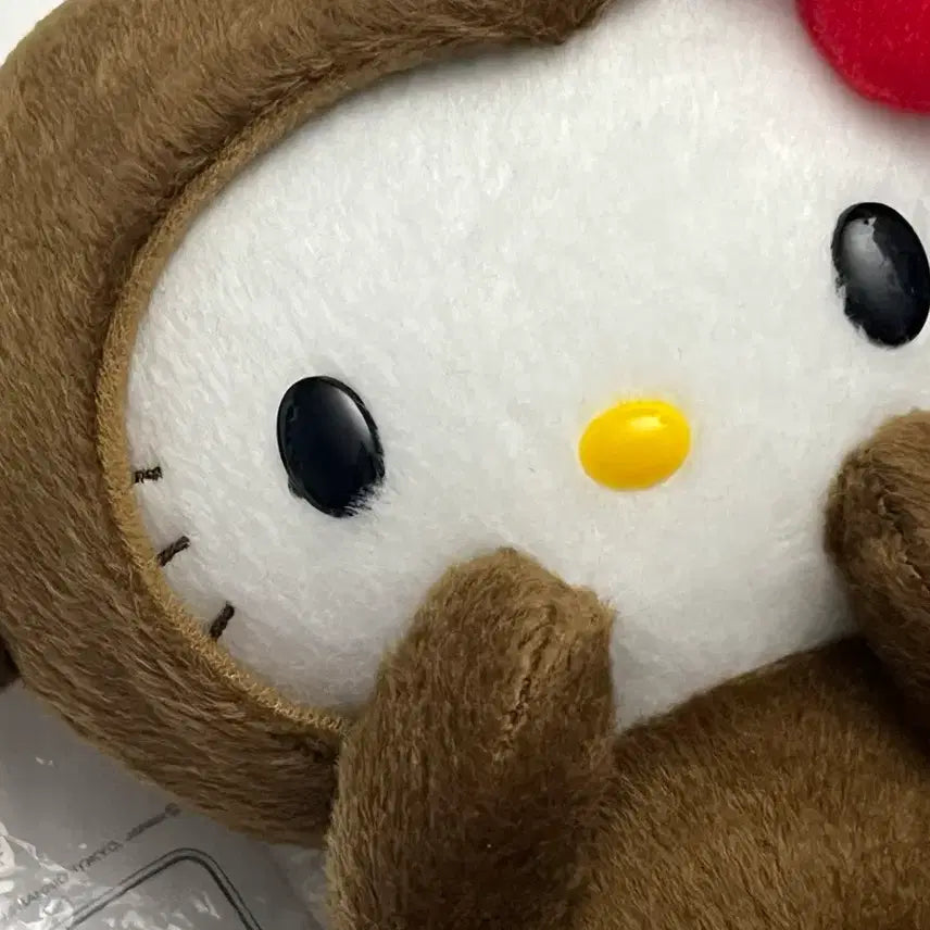 [BUNJANG] Sanrio Classic Hello Kitty Monkey Plush Yakult Collaboration / 산리오) 원숭이 고전 키티 인형(누이구루미) 야쿠르트 콜라보