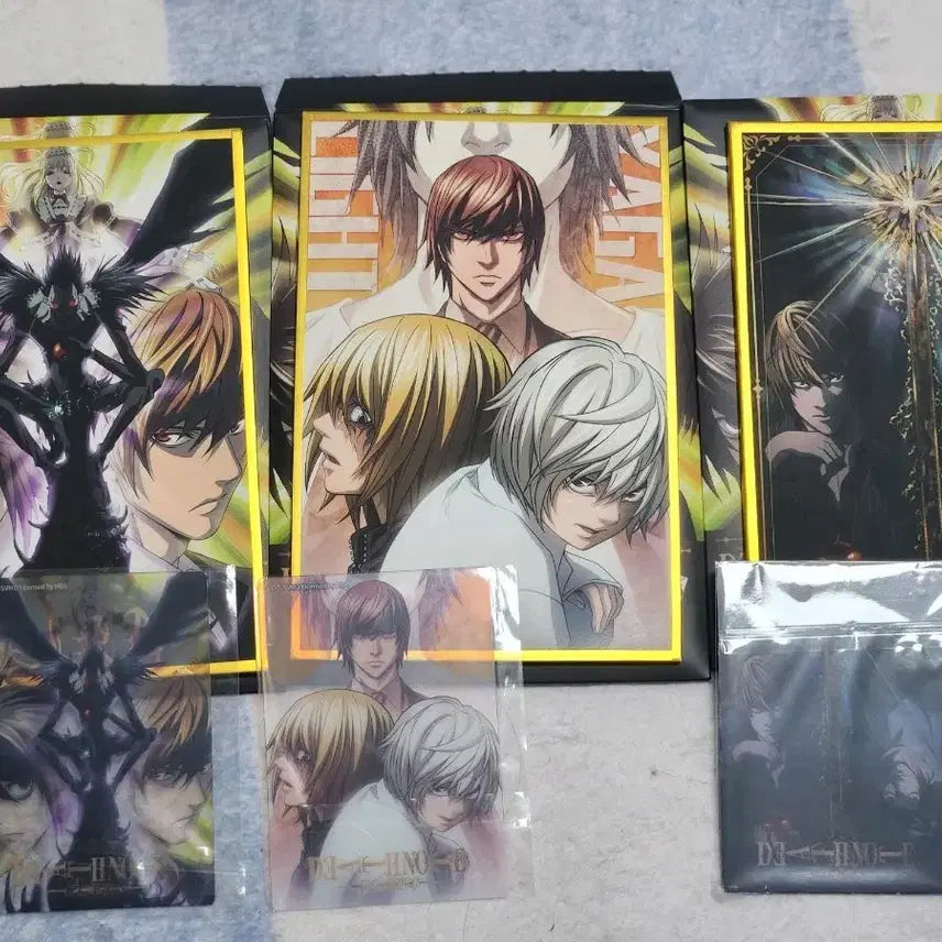 [BUNJANG] Death Note Shikishi &amp; Clear Card Bundle Set / 데스노트 색지, 클리어카드 일괄