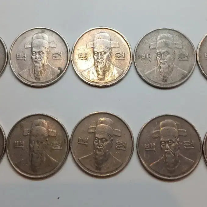 [BUNJANG] 1984 100 KRW Coin Bundle (10 pcs) / 1984년 100원 동전 10개 일괄