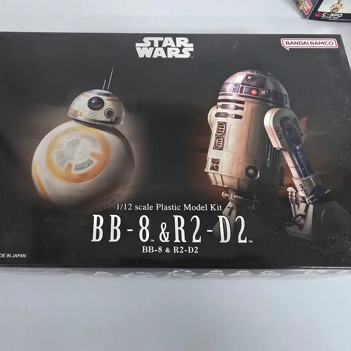 [BUNJANG] Star Wars BB-8 &amp; R2-D2 1/12 Scale Model Kit Figure / 스타워즈 BB-8 R2-D2  1/12  프라모델 피규어