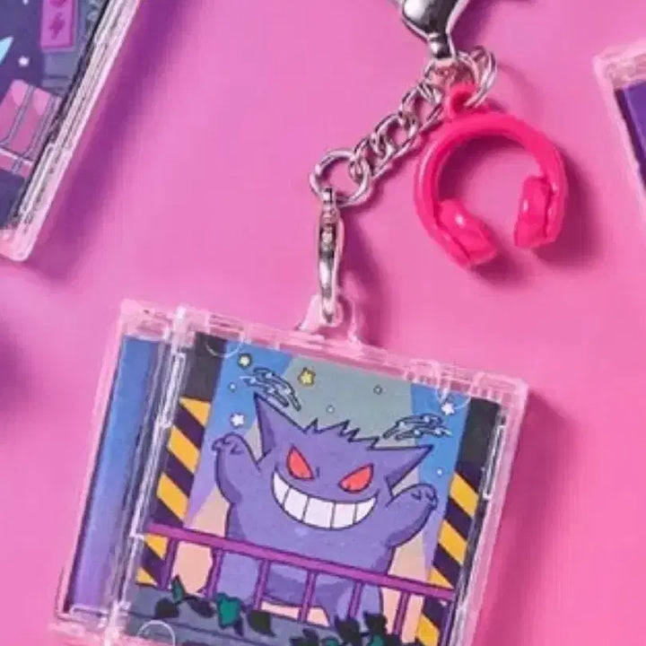 [BUNJANG] Pokemon Pop-Up Pop Midnight Mini CD Keychain Gacha - Phantom / 포켓몬 팝업 팝미드나잇 미니CD키링 가챠 - 팬텀