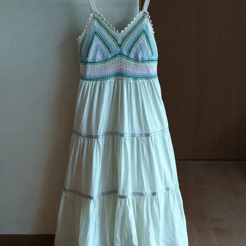 [BUNJANG] Bikini Band Knit Maxi Dress / 비키니밴드  끈 원피스