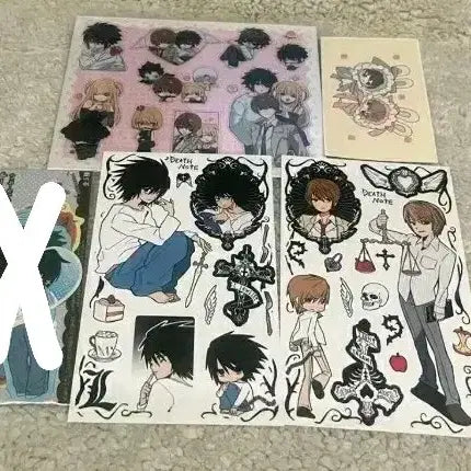 [BUNJANG] Death Note Toga Sticker Set: L, Light, Misa / 데스노트 토가님 스티커 엘 라이토 미사