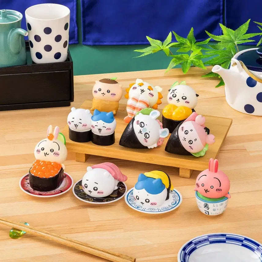 [BUNJANG] Shi-sha Soft Vinyl Figure Set / 시사 시샤 소프비 피규어 가챠 스시 초밥 엉금엉금 베이비 라멘 치이카와