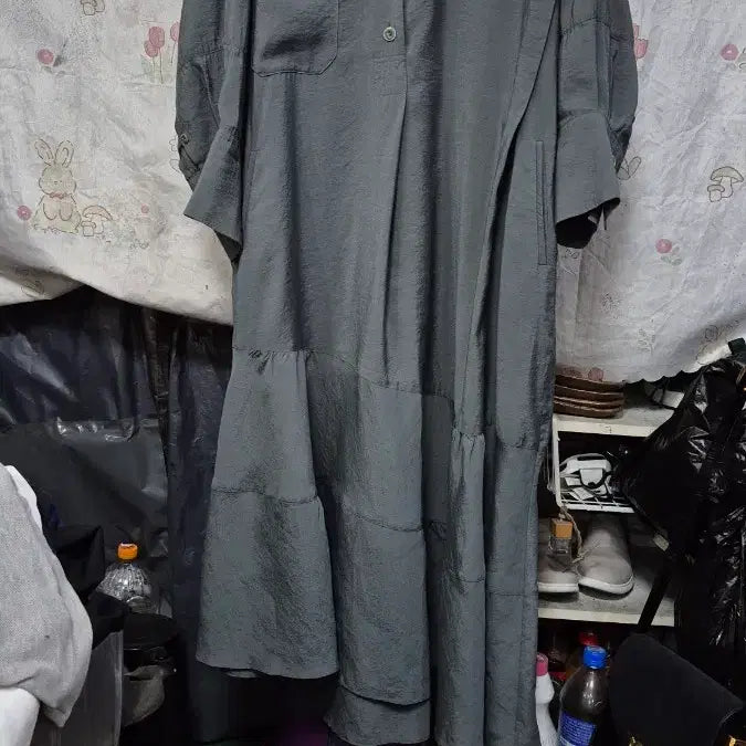 [BUNJANG] System Rayon Long Dress / 시스템   레이온 ( 인견류) 롱 원피스.