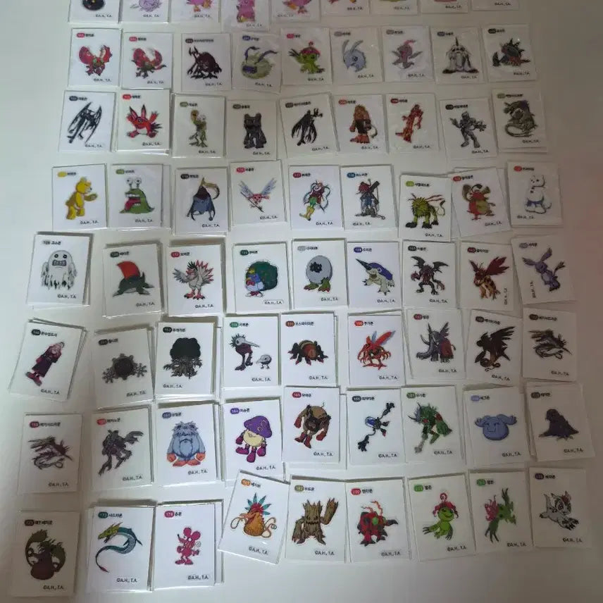 [BUNJANG] Digimon Sticker Pack / 디지몬 띠부씰 개당 1000