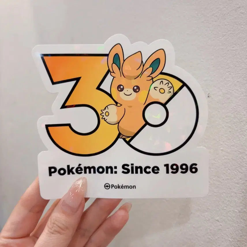 [BUNJANG] BamoT Pokemon 30th Anniversary Sticker / 빠모트 포켓몬 30주년 스티커