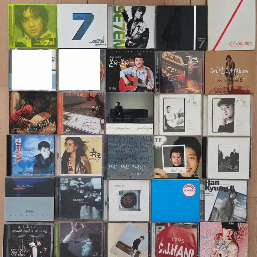 [BUNJANG] Various Artists K-Pop CDs (SE7EN, Tei, Position, Henry, etc.) / 가요CD6 세븐 주영훈 진시몬 테이 포지션 현진영 헨리 홍경민 황치열