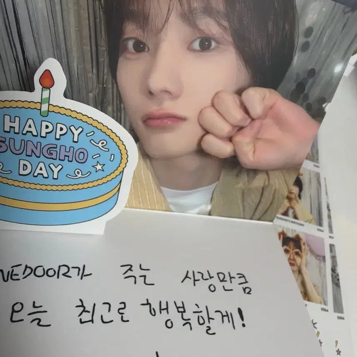 [BUNJANG] BOYNEXTDOOR Sungho 2024 Birthday MD Photocard Set Acrylic Photocard / 보넥도 성호 2024 생일 엠디 md 포토세트 아크릴 포카 양도