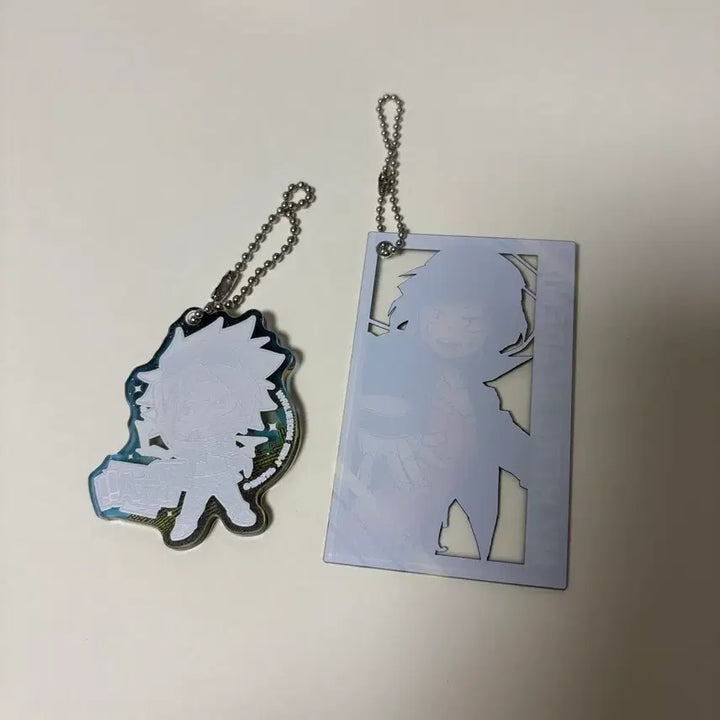 [BUNJANG] My Hero Academia Kaminari Jiro Acrylic Keyring Set / (일괄) 나히아 히로아카 굿즈 카미나리 지로 키리시마 우라라카