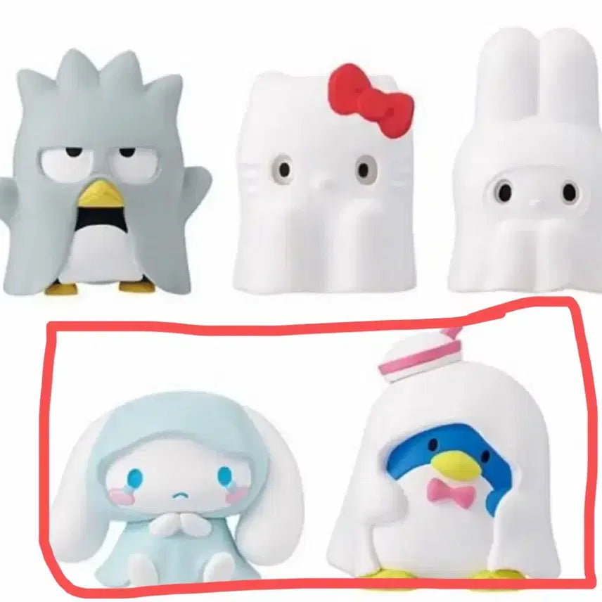 [BUNJANG] Sanrio Ghost Play Obake Gacha Tuxedo Sam Cinnamoroll Bundle Figure Set / 산리오 유령놀이 오바케 가챠 턱시도샘 시나모롤 일괄 피규어