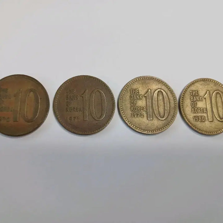 [BUNJANG] Mixed Korean Coins and Banknotes Bundle Set / 5원 10원 50원 동전 500원 지폐 4종 일괄 판매